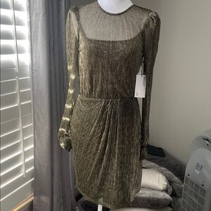 Bailey 44 Women’s sheer Details with Cami Strip dress under size S